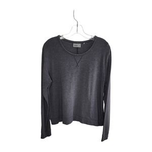 Tasc Performance Bamboo Gray Long Sleeve Crewneck Activewear Sweatshirt Size XL